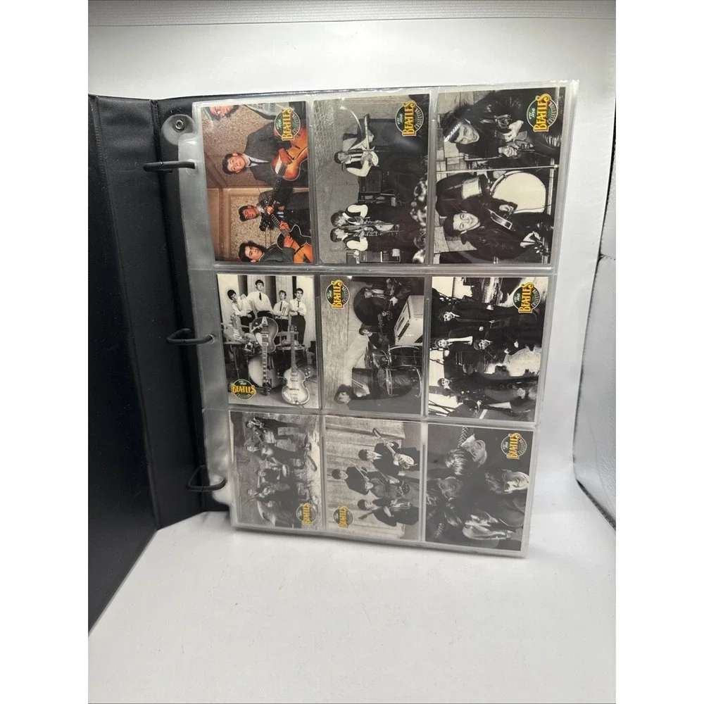 1993 BEATLES RIVER GROUP BINDER WITH COMPLETE/220 BASE CARD SET - MINT CONDITION
